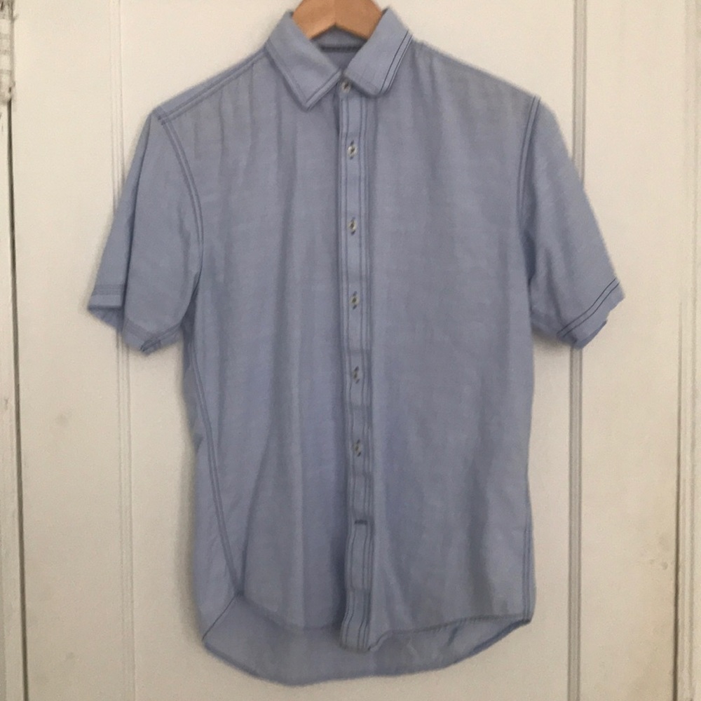 James Campbell Short Sleeved Button Down